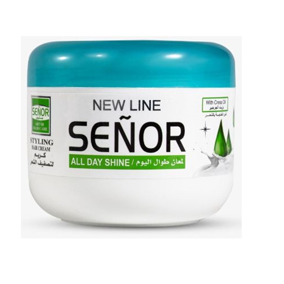 Senor Hair Styling Cream, Cress Oil - 200gm